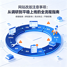 甘孜建站-网站改版注意事项：从调研到平稳上线的全流程指南