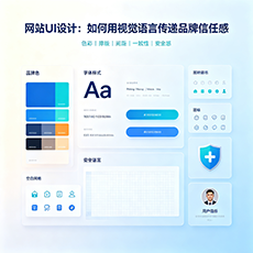 理塘建站-网站UI设计：如何用视觉语言传递品牌信任感