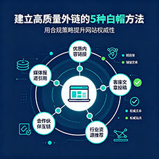 甘孜建站-建立高质量外链的5种白帽方法